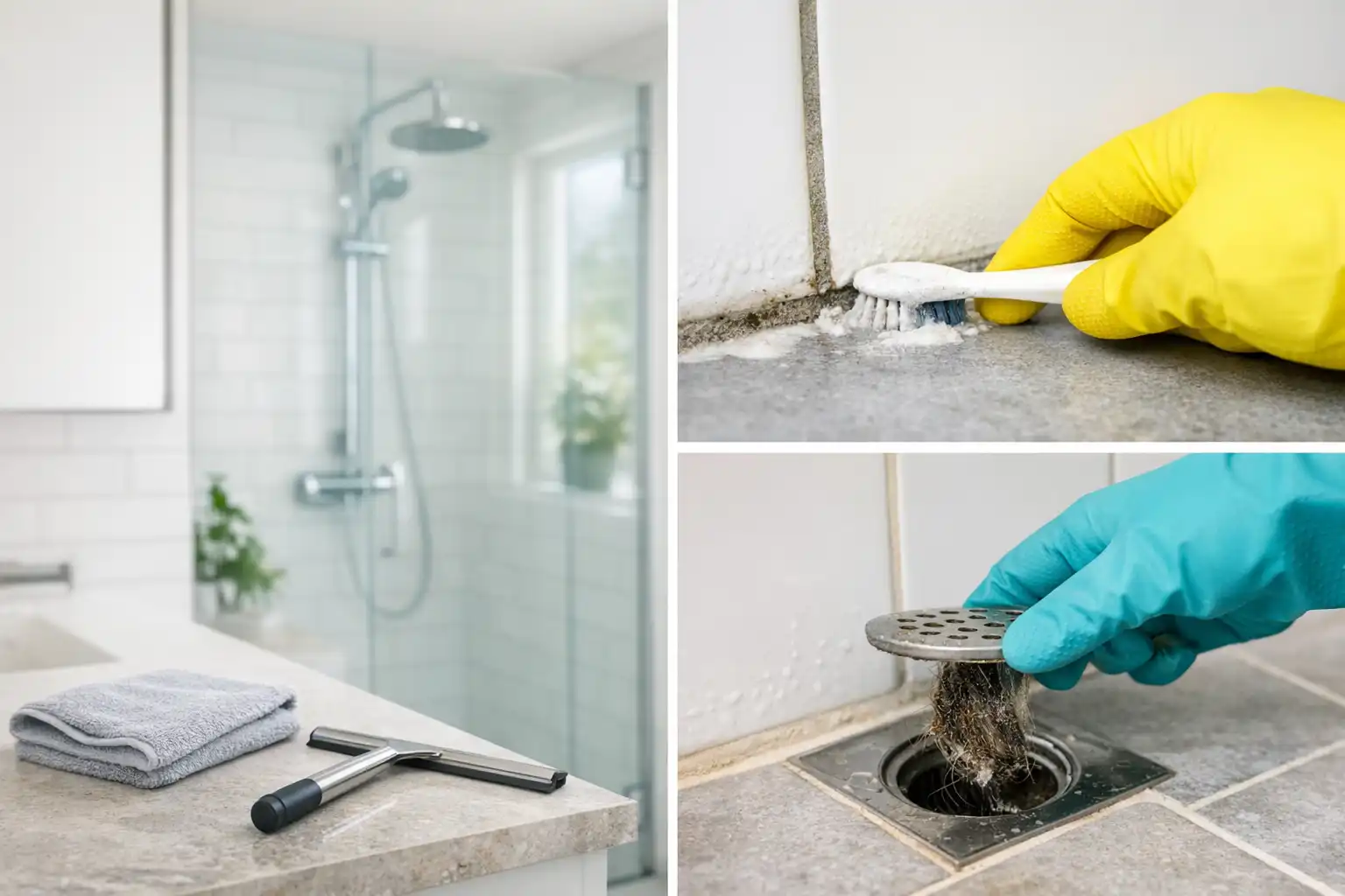 Rengøring af badeværelse og afløb